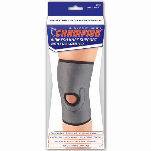 Image 2 of Champion 0475 Airmesh Knee Support with Stabilizer Pad