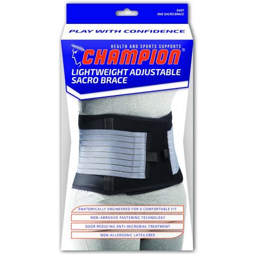 Champion Sacro Brace Packaging