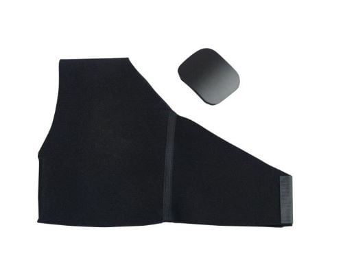 A close-up view of the Sully AC vest and protective pad.