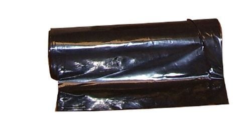 Image 1 of Linear Low Density Liners, Coreless Rolls, Clear and Black, 60 Gallon, Heavy Duty