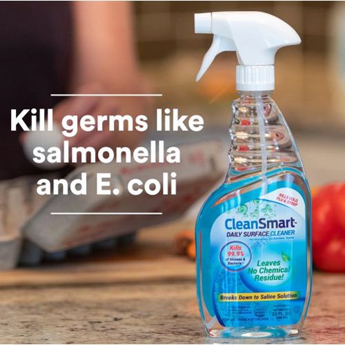 CleanSmart kills germs like salmonella and E. coli