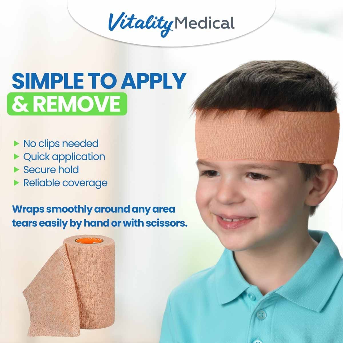 Image 6 of 3M Coban Self-Adherent Wrap Bandage | Sizes: 1, 2, 3, 4, 5, 6 Inch
