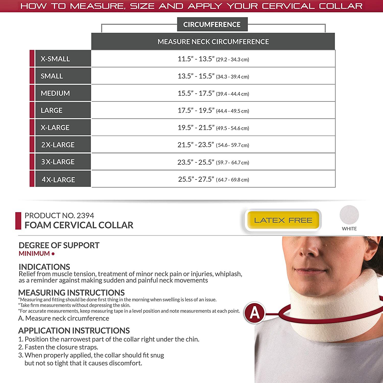 Image 4 of OTC Foam Cervical Collar