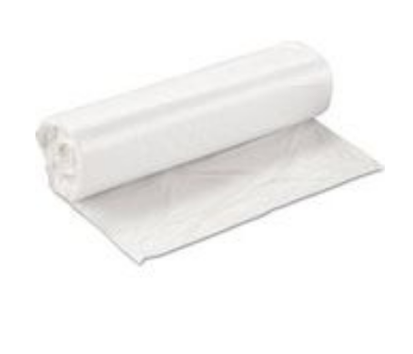 Colonial Bag Medium Duty White LLDPE Trash Bag