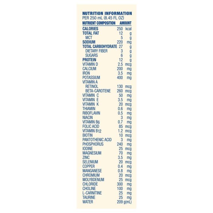 Nutrition Information