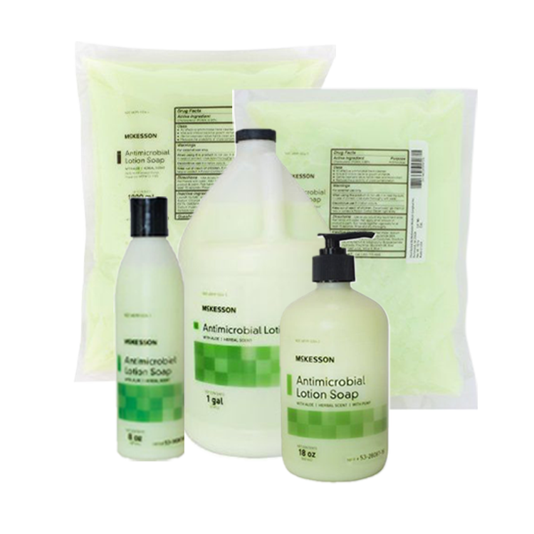 McKesson Antimicrobial Herbal Scent Lotion Soap With Aloe