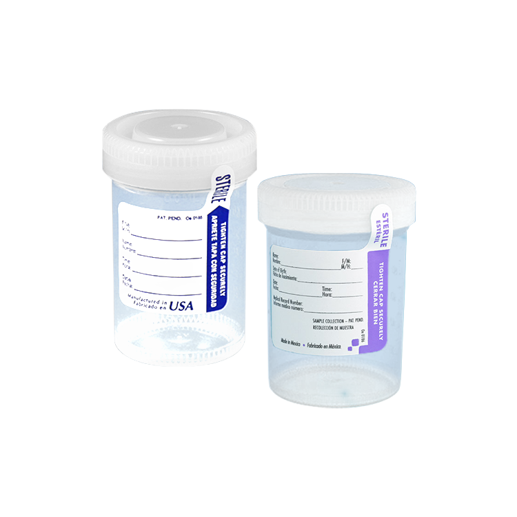 Tite-Rite Sterile Specimen Container - 90 mL and 120 mL