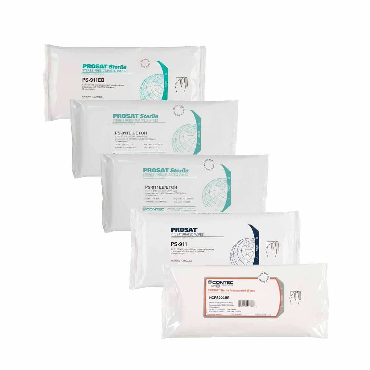 Contec Prosat Sterile Presaturated Wipes