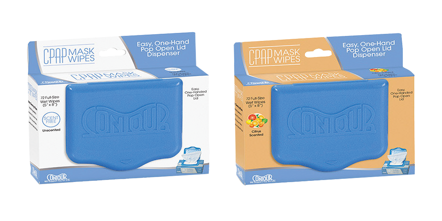 Unscented and Citrus-Scented CPAP Mask Wipes