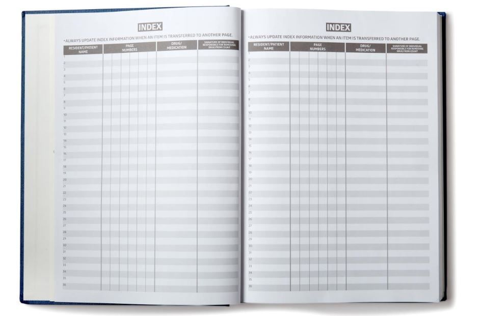 Patient Medication Index Pages