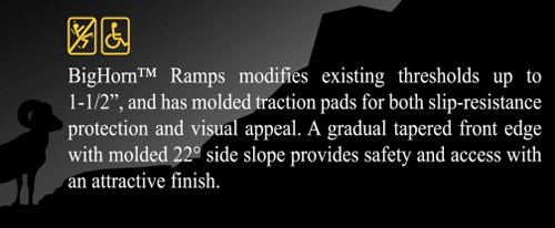 1-1/2 Inch Threshold Ramp