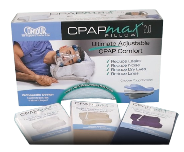 Contour Products CPAPMax 2.0 Pillow With Cases & Covers | Vitality