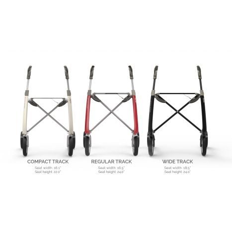 byACRE Carbon Ultralight Foldable Rollator Walker - Compact