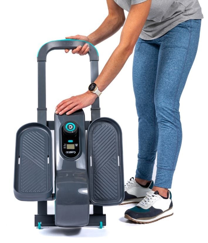 Compact Elliptical Wheels and Handles