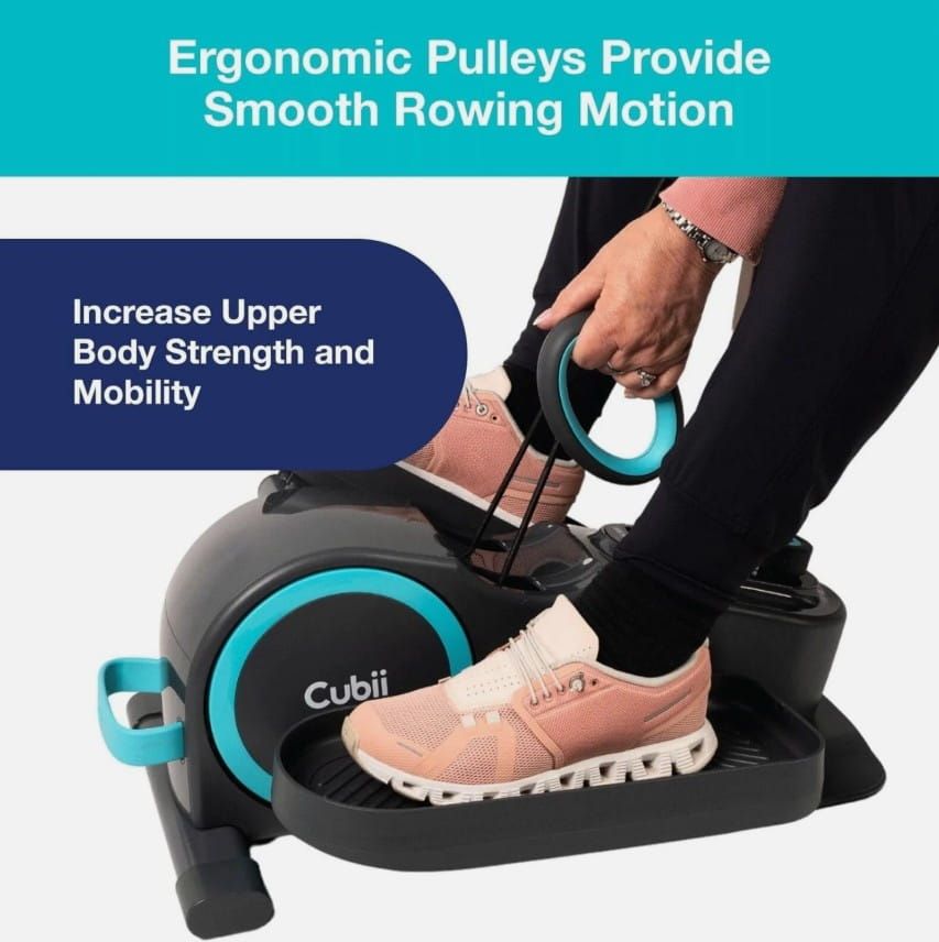 Ergonomic pulleys provide smooth rowing motion | Increase upper body strength and mobility