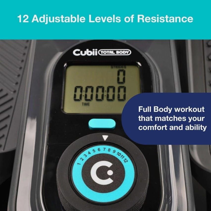 12 adjustable levels of resistance | Full body workout that matches your comfort and ability