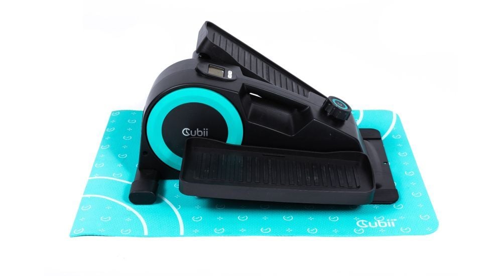 Mat with Cubii Elliptical