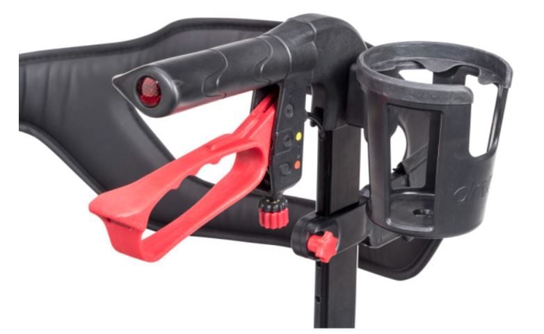 Cup Holder on Right Rollator Handle