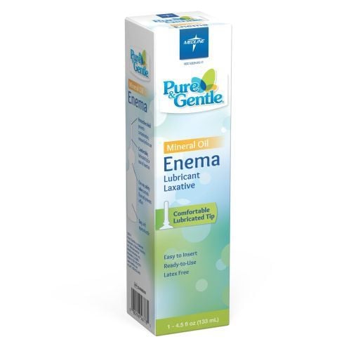 Medline Pure & Gentle Disposable Mineral Oil Enema | Vitality Medical