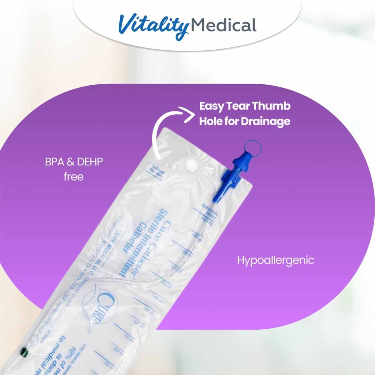 Image 7 of Cure Catheter Closed System - Singles or Kit