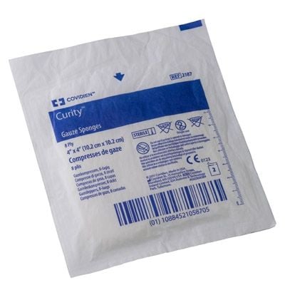4 x 4 Inch Gauze Sponges 8 Ply