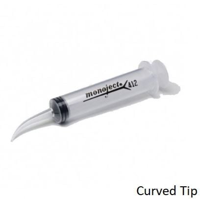 12 mL Syringe Curved Tip
