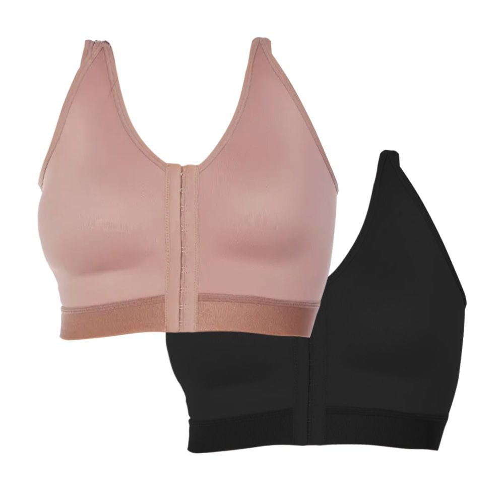BRAEEZ Smart Support Bras - Cocoa / Black