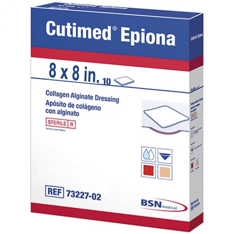 8x8 BSN Cutimed Epiona Collagen Alginate Dressing