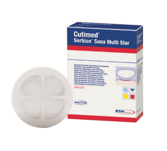 Cutimed Sorbion Sachet Multi Star Dressing