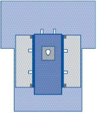 OrthoMax Hip Drape with Pouches, 112 x 89 x 137 in. - DYNJP8211