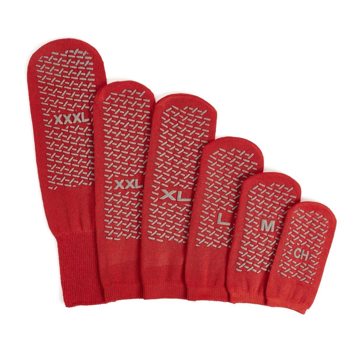 Red Fall Prevention Slippers