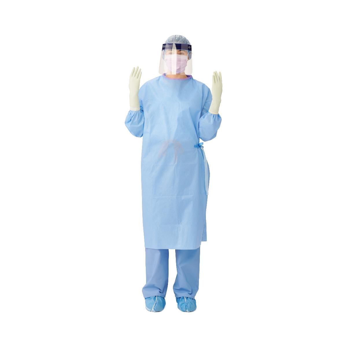 Medline Sirus Sterile Fabric-Reinforced Surgical Gowns, Size L - 2XL