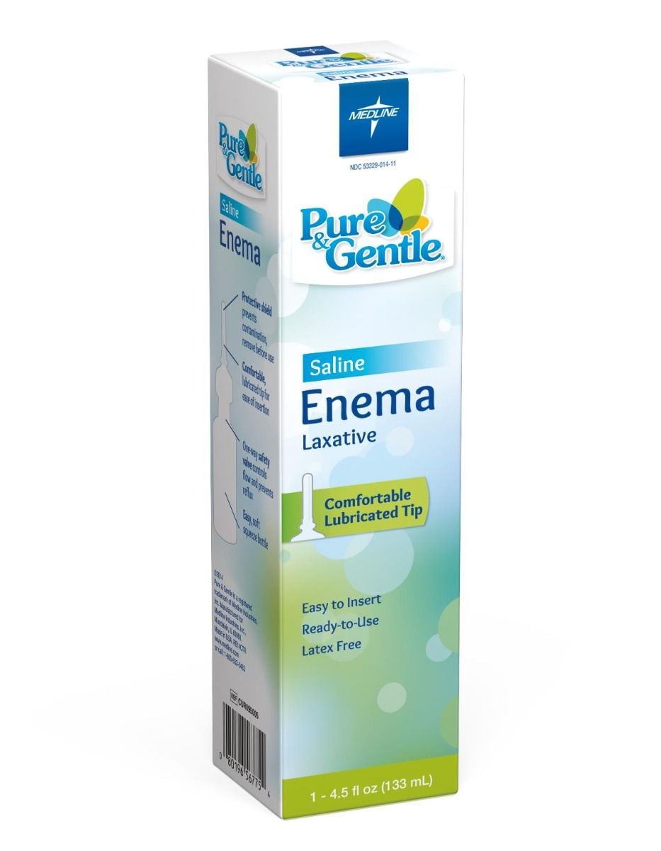 Medline Pure & Gentle Disposable Sodium Phosphate Enemas