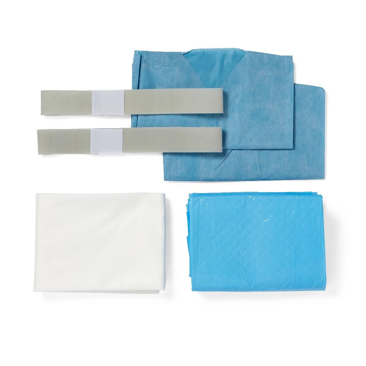 Medline QuickSuite OR Linen Kits with Sahara Table Sheet, 40 x 90 in.