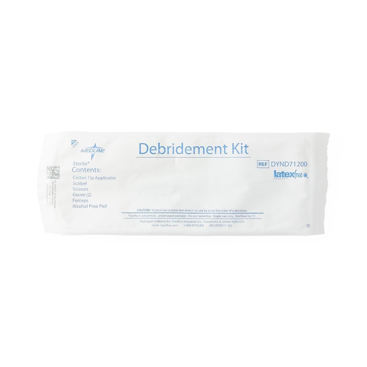 Medline Debridement Kit Packaging