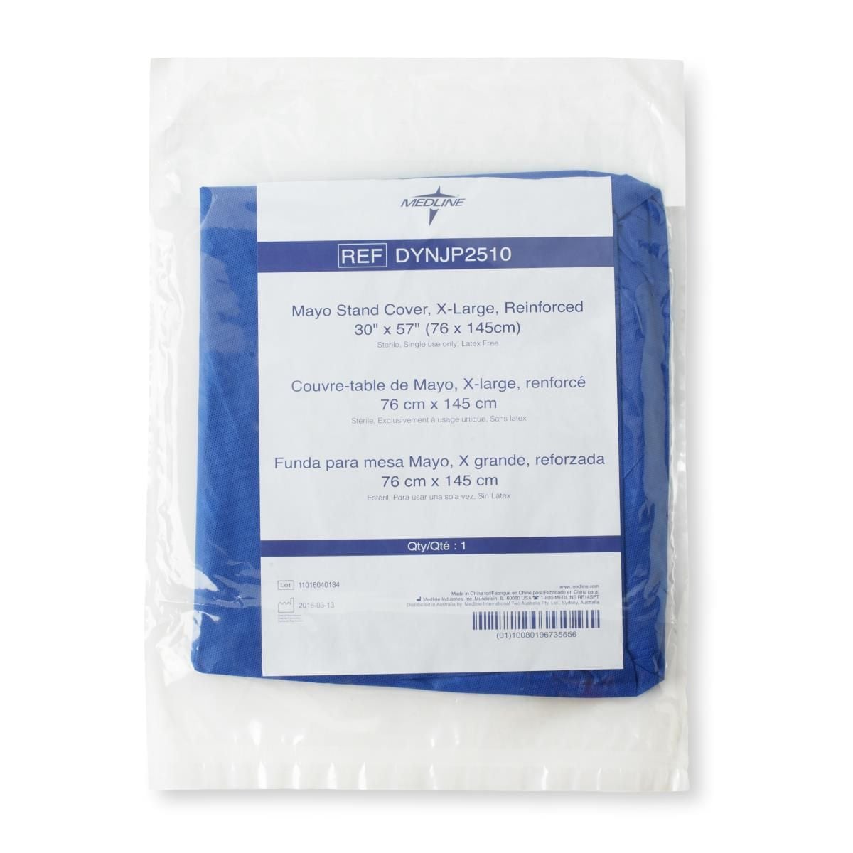 Medline Extra-Large Surgical Mayo Stand Covers, 30 x 57 in.
