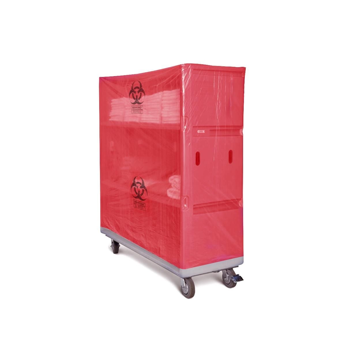 Medline Clear Equipment and Cart Covers, Clear or Red