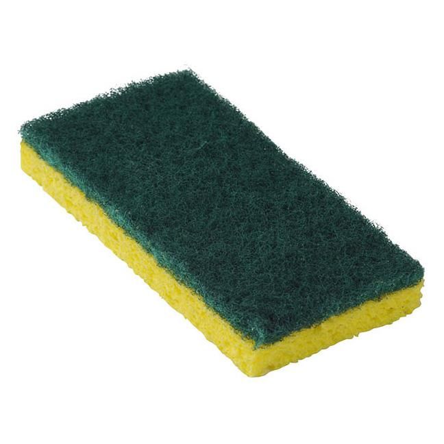 Medline Scrubbing Sponges, Medium-Duty, Green - EVSHPAD11GCS