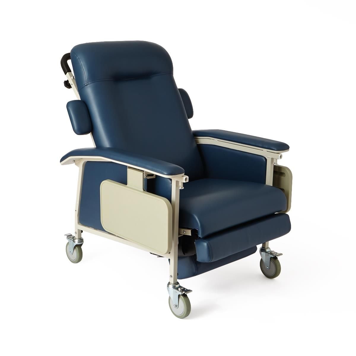 Medline ComfortEZ Clinical Recliner, Side Tray, Extra Wide