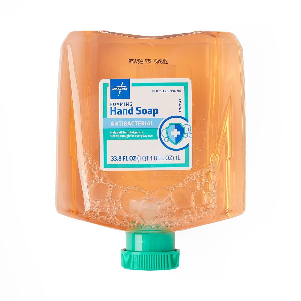 Medline Spectrum Antibacterial Foaming Hand Soap, Clean Scent, 1000 mL