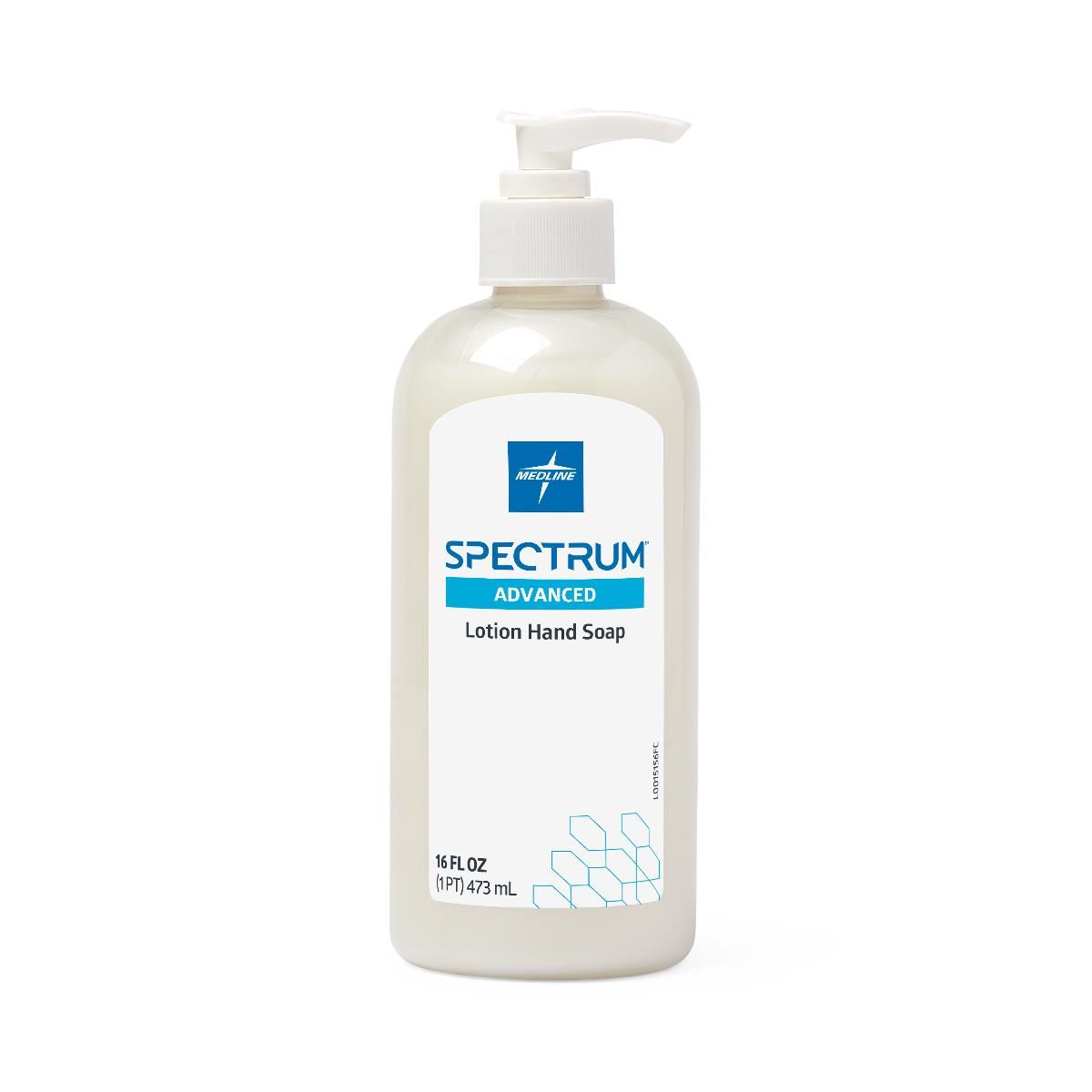 Medline Spectrum Advanced Lotion Hand Soap with Aloe Vera, 7.5, 16 oz., or 1 gal.