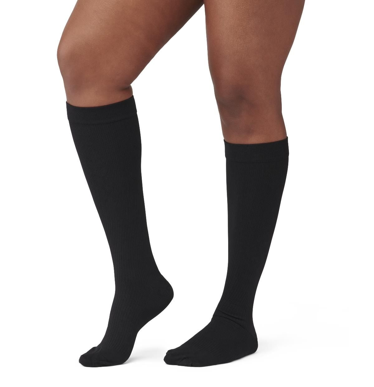 CURAD Knee-High 15-20 mmHg Compression Socks