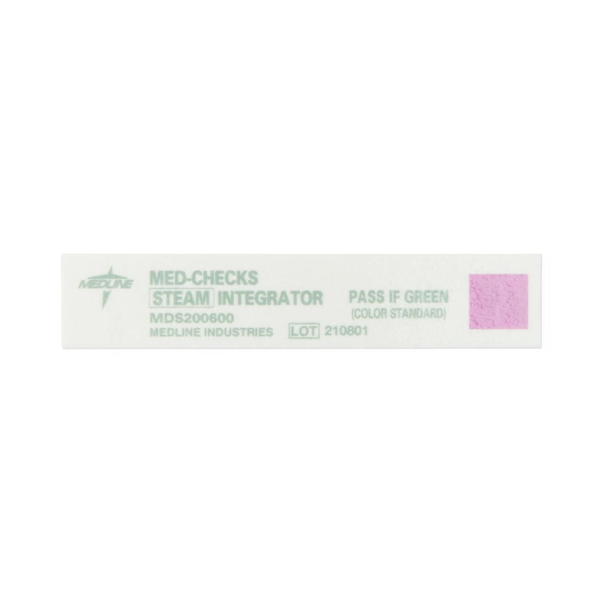 Medline Med-Checks Class 5 Steam Integrator Strips, 3-1/2 in.