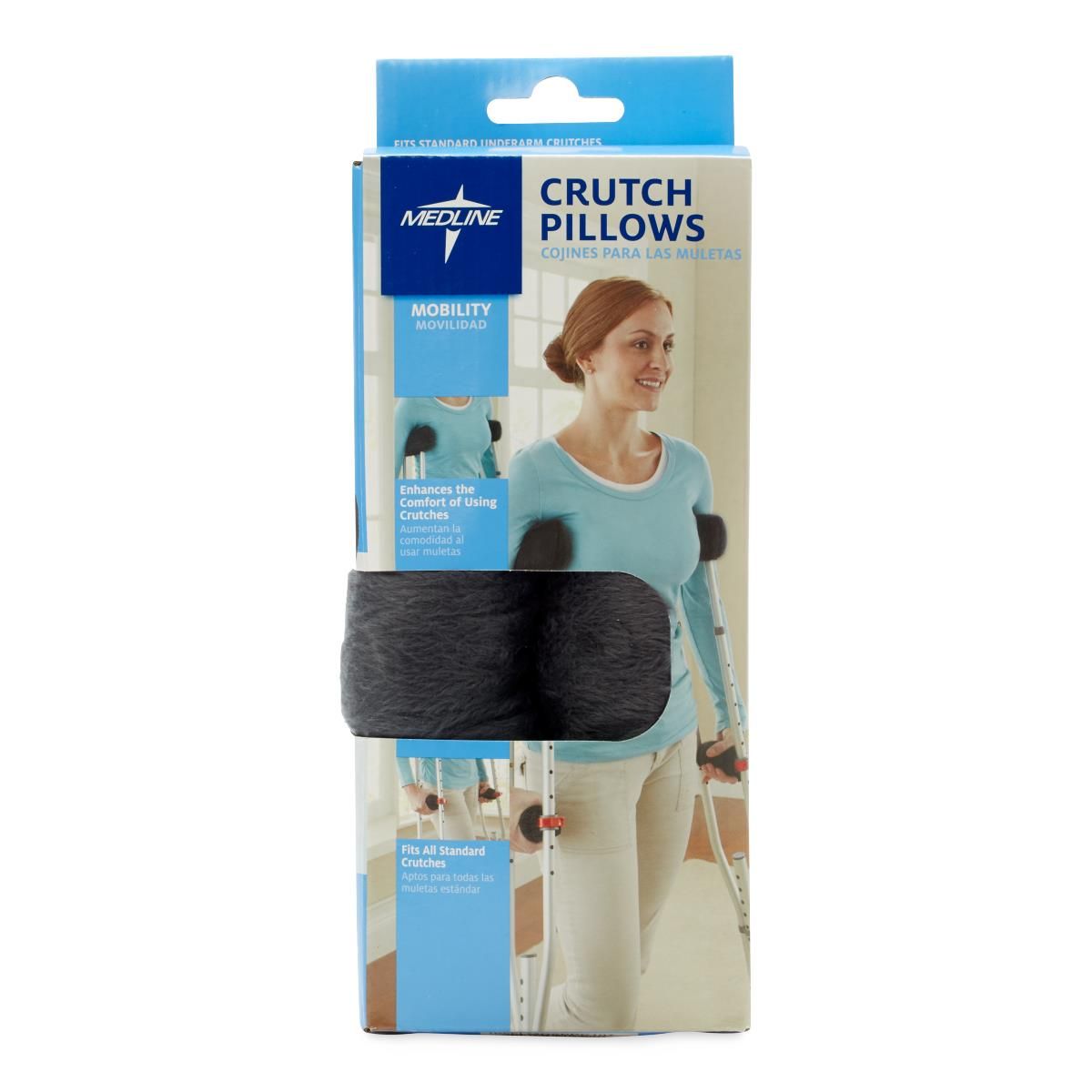 Medline Crutch Grip and Underarm Pillow, Gray - MDSPPC107