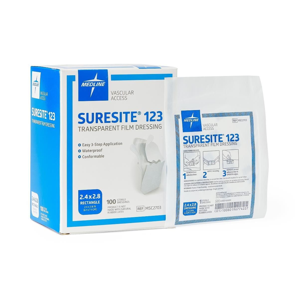 Suresite 123 Transparent Dressing, Latex Free