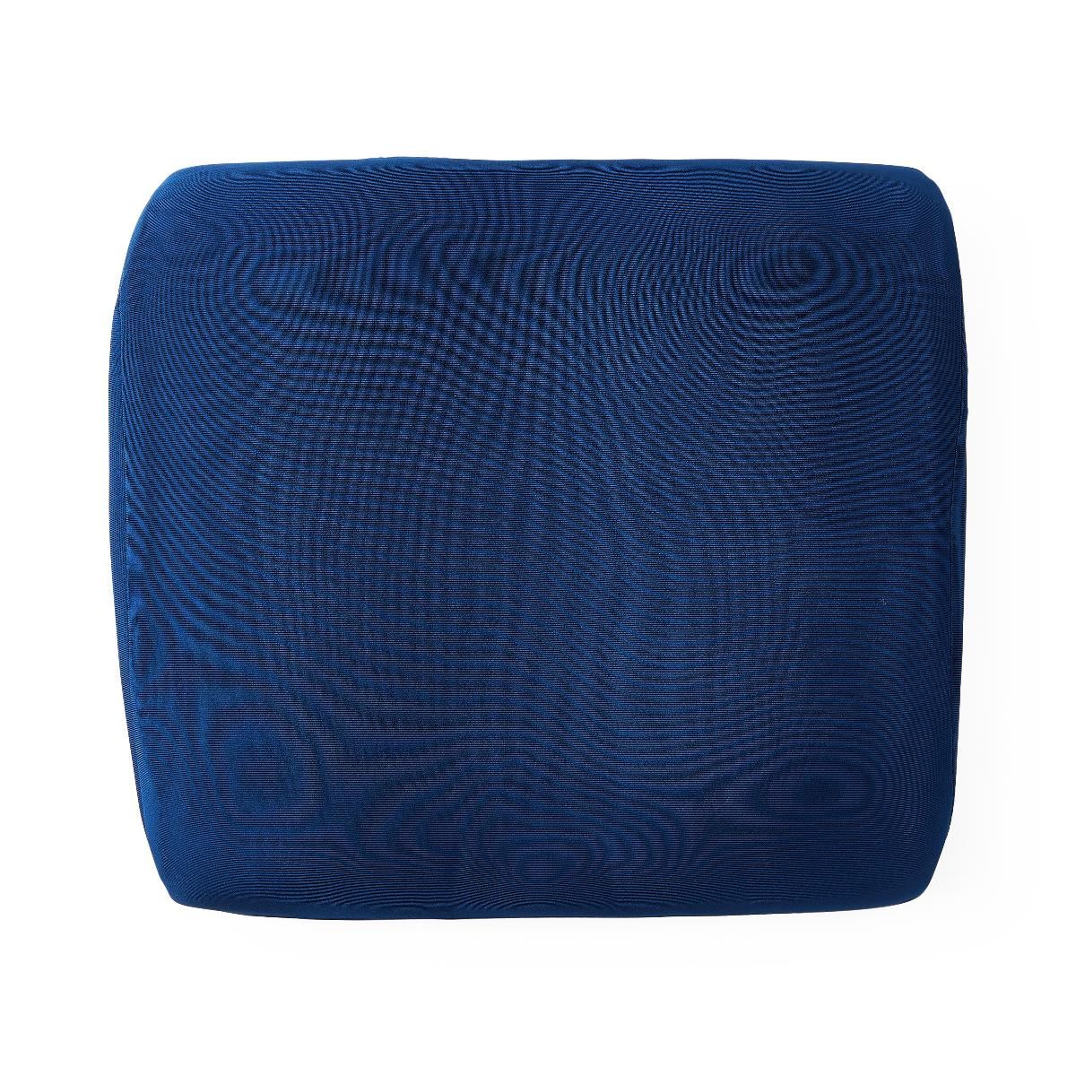 Medline Compression-Packed Lumbar Cushions, Navy Blue - MSCLUMBARC