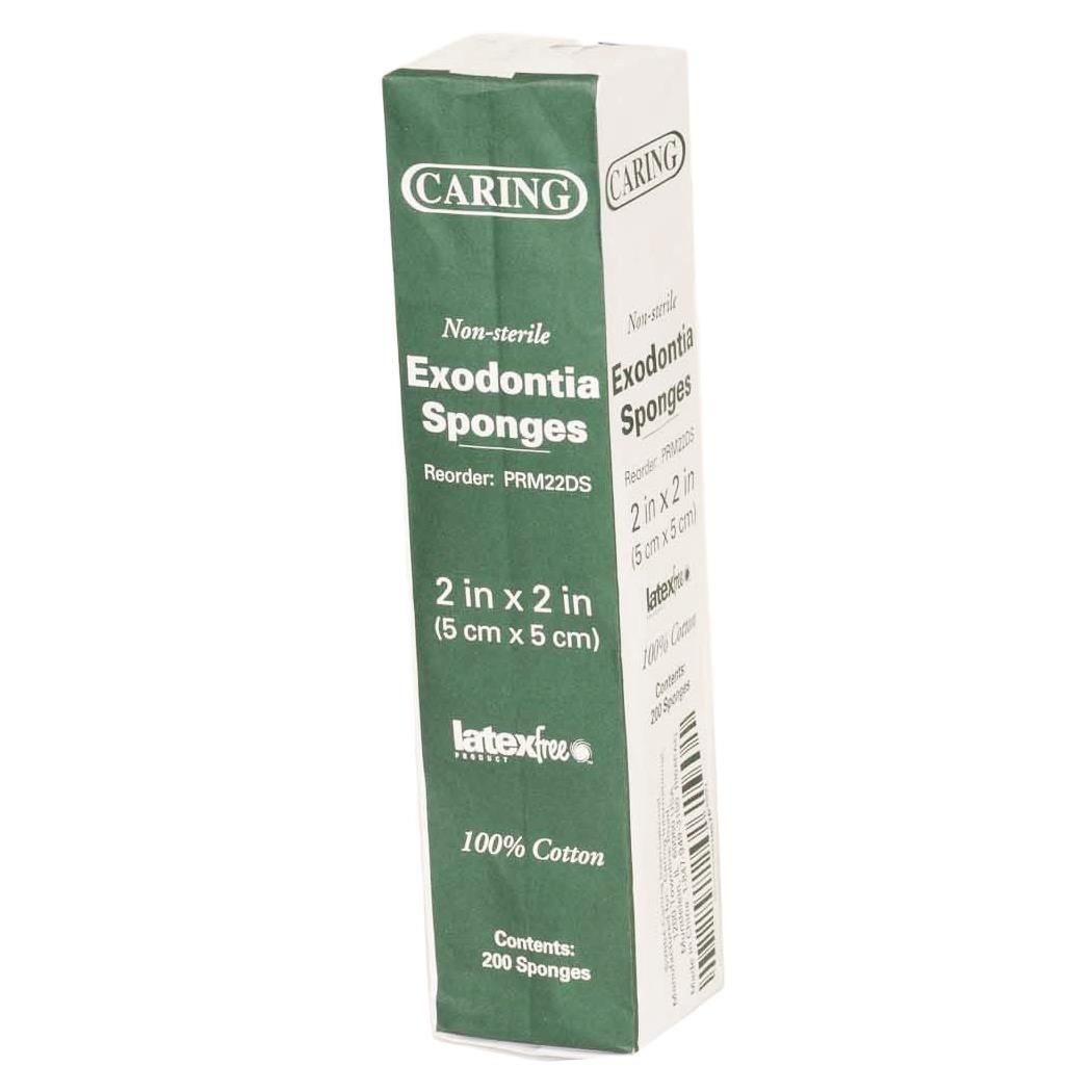Medline Cotton-Filled Nonsterile Dental Sponge, 2 x 2 in. - PRM22DS