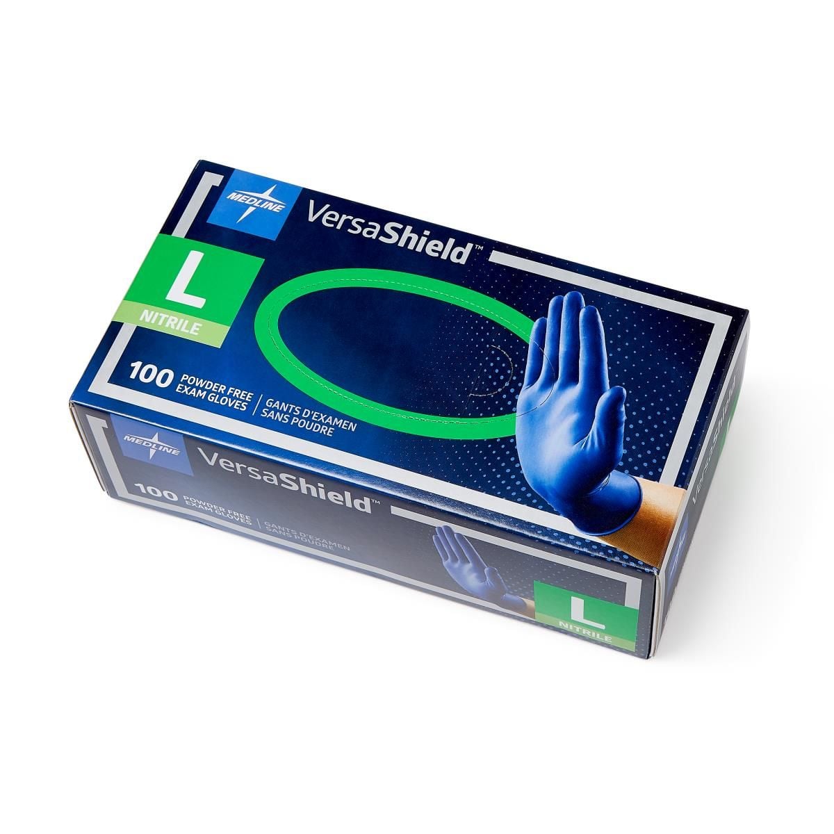 VersaShield Powder-Free Nitrile Exam Gloves, Size S - XL