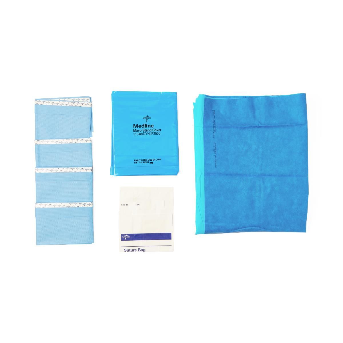 Medline Set-Up Surgical Packs with Drapes - DYNJP1045