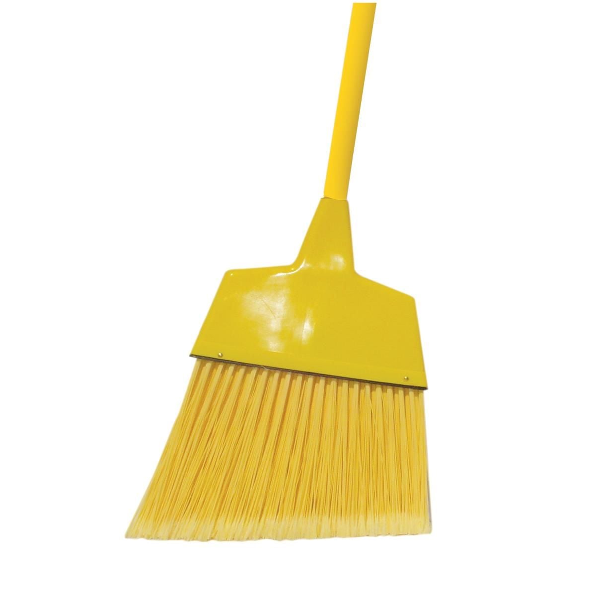 Medline Angle Broom, Yellow - EVSTOOL300F
